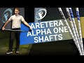 The new king of driver shafts  aretera alpha one blue  grey review