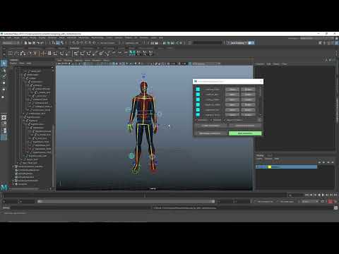 Animation Retargeting Tool for Maya - How to use the batch exporter