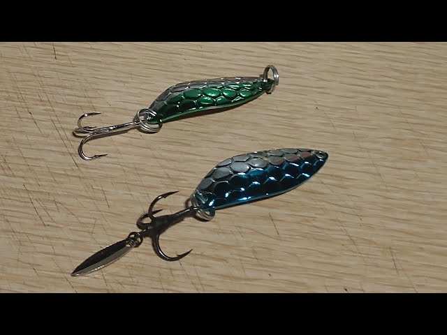 VMC's Bladed Hybrid Treble for Ice Fishing Spoons 