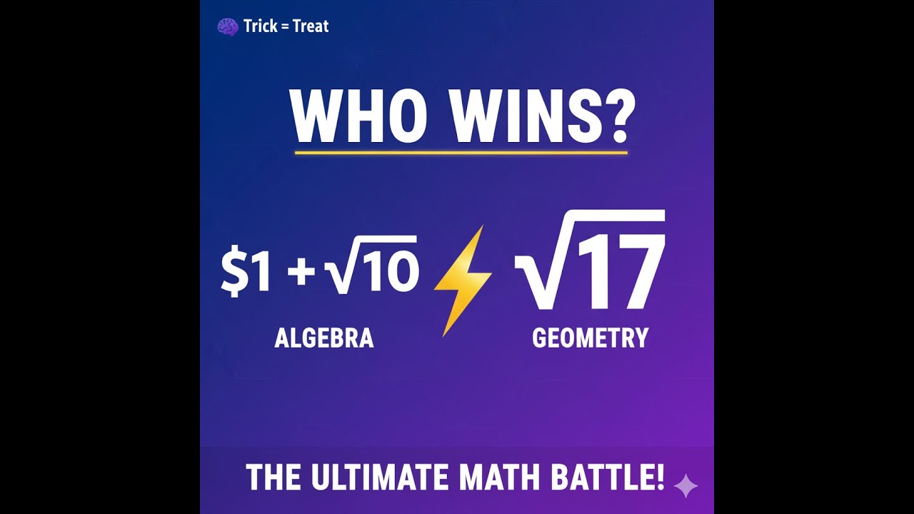 Only 10% Can Solve This Without Squaring Twice! Compare Square Roots! No Calculator | Math Trick