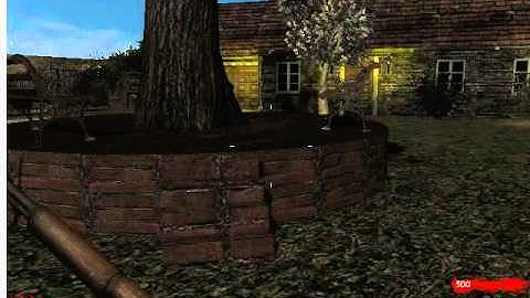 custom zombies WaW courtyard  part 1/2