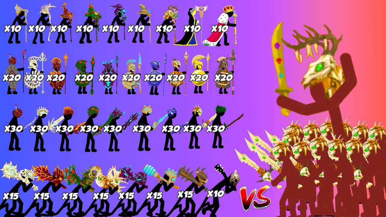 New Savage Swordwrath Vs Ultimate Stick Figures Battle In Stick War Legacy - Who Will Win?