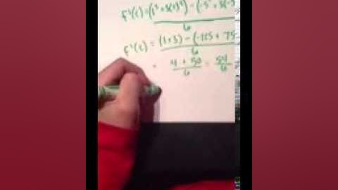 Mean Value Theorem Solution #3 Video