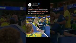 neymar jr's son security mix up moment after fifa world cup 2026 return has fans talking 😭⚽ #neymar