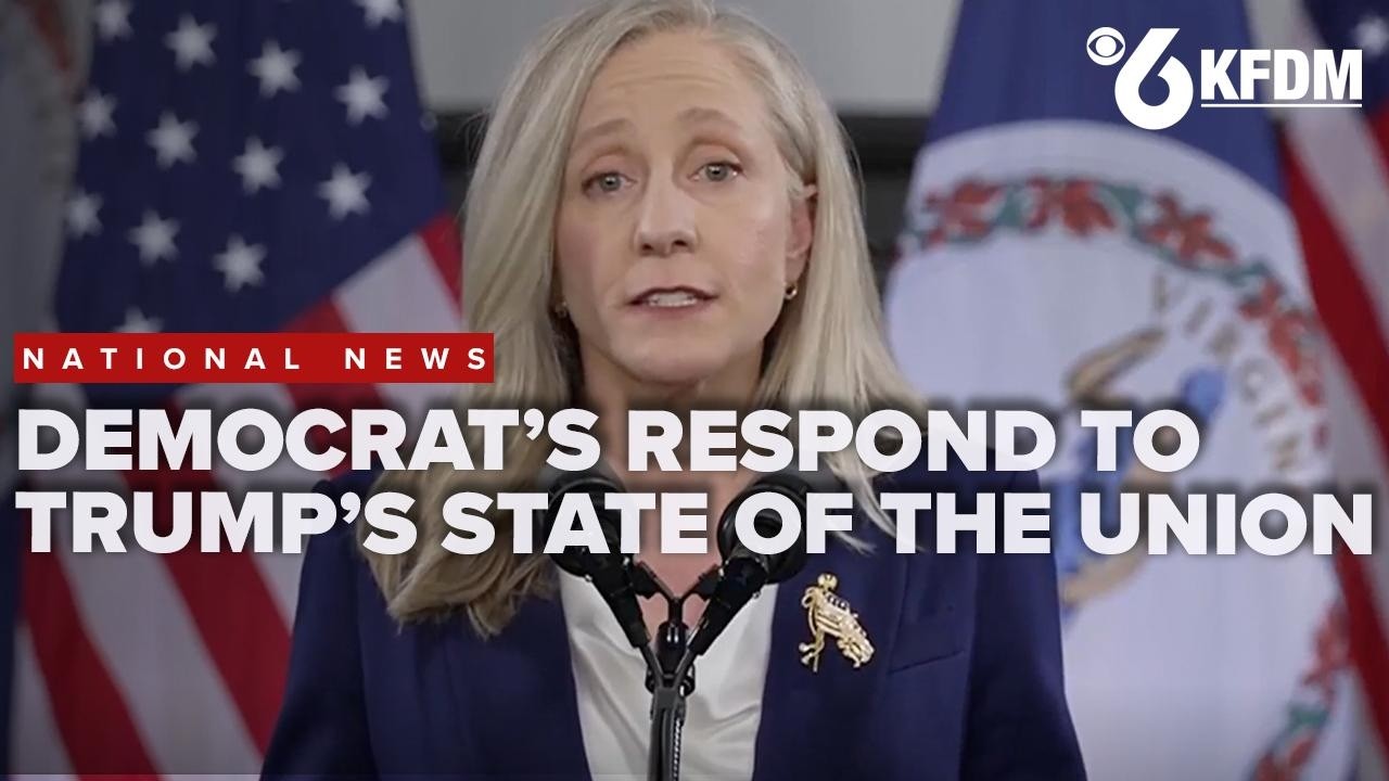 'We did not hear the truth'; Spanberger delivers Democrat response to Trump's State of the Union