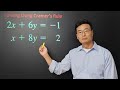 Part 1 solving using matrices and cramers rule