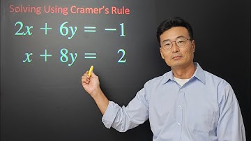 Part 1, Solving Using Matrices and Cramer