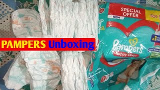 Pampers Happy Sleep Unboxing 60 Pants In One Pocket Price 599