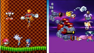 Eggman VS Team Sonic and Friends