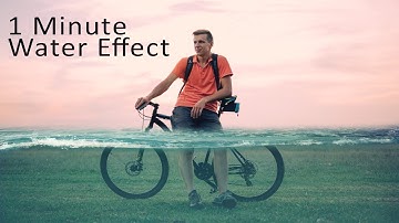 1 Minute Photoshop Under water Effect Photoshop Tutorial