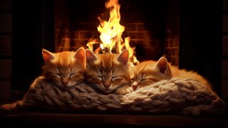 Winter's Haven: Cozy Up to the Family Cat's Purr & Fireside Bliss 🐱🔥