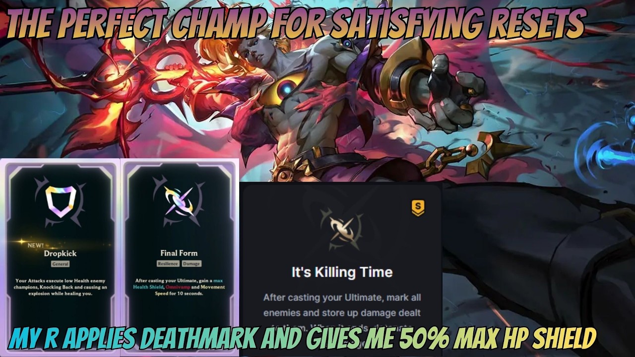 Most SATISFYING Resets 😱 Zed R on EVERYONE + 50% Max HP Shield