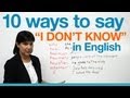 Expressing Uncertainty in English
