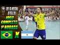 JOGO COMPLETO Brasil X Argentina - 1ª Rodada Copa Sul-Americana de Futsal 2016 (05/05/2016)