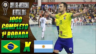 JOGO COMPLETO Brasil X Argentina | 1ª Rodada | Copa Sul-Americana de Futsal 2016 (05/05/2016) screenshot 5