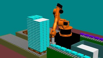 Robot pallettizzatore automatico