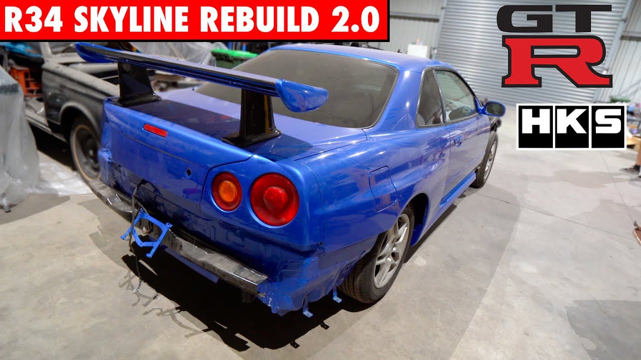 Gt R R34 Azul Gtr R34 Azul