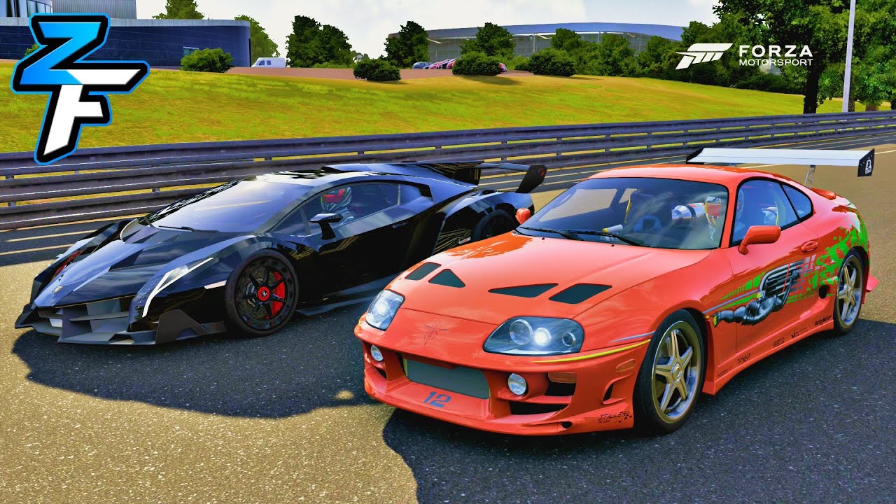 Fast Furious Toyota Supra Vs Lamborghini Veneno Drag Race Forza fast-furious-toyota-supra-vs-lamborghini-veneno-drag-race-forza