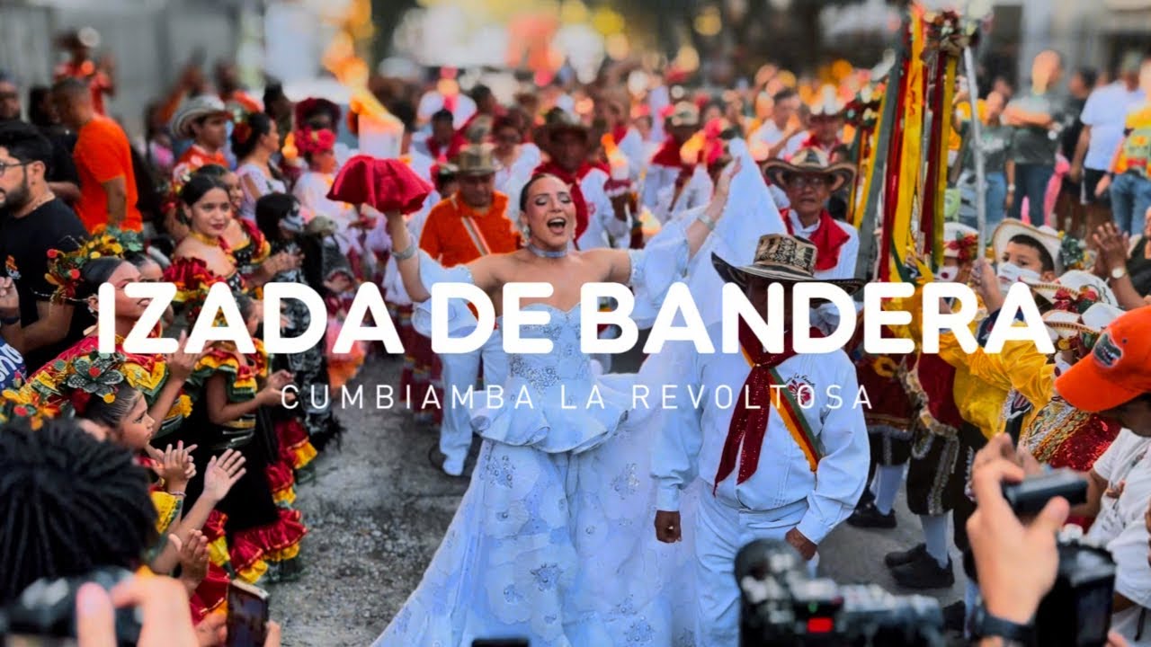 Izada de Bandera Cumbiamba La Revoltosa | Michelle Char Fernández • Adolfo Maury Cabrera. 