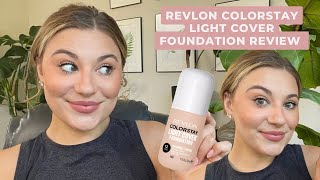 REVLON COLORSTAY LIGHT COVER FOUNDATION REVIEW