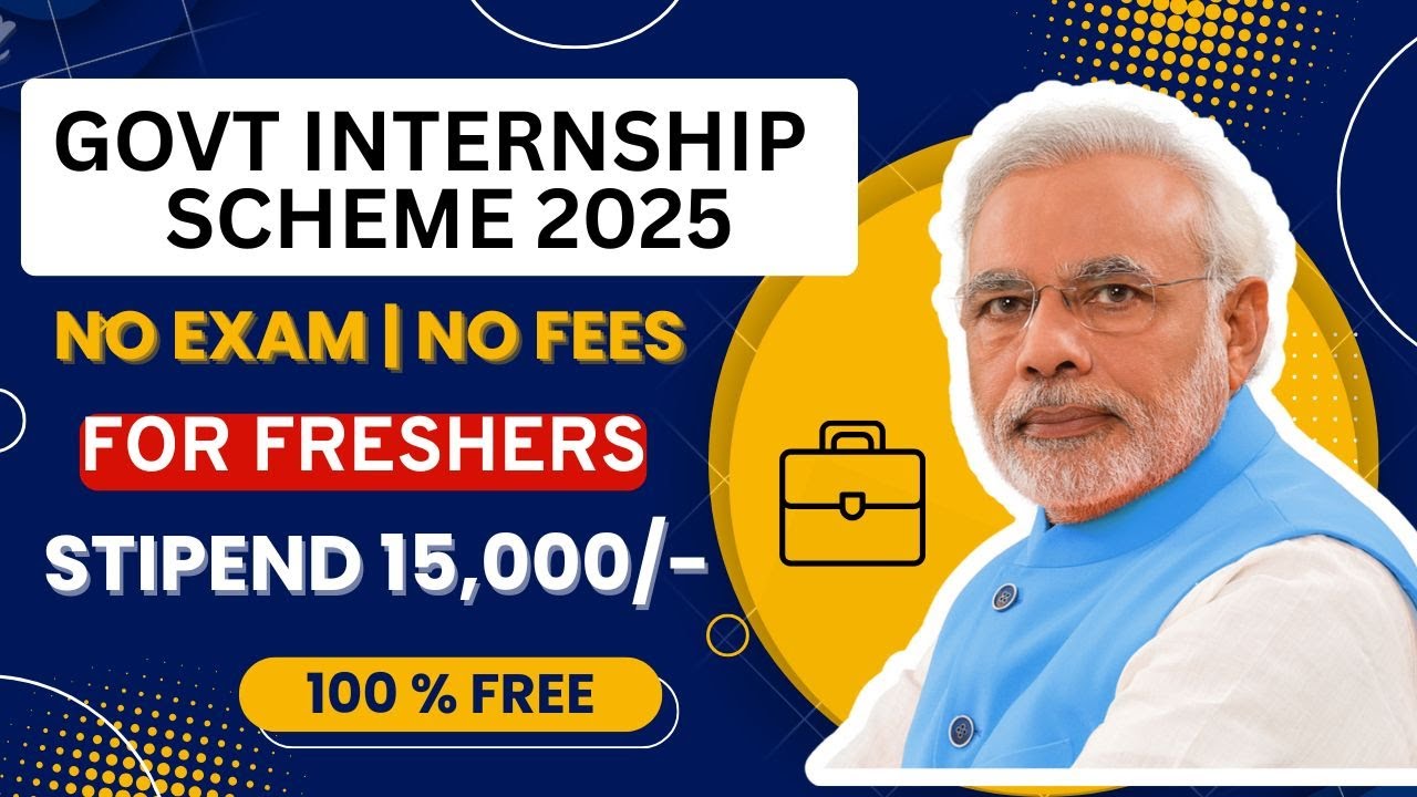 Government of India Internship 2025 | Free Internship for Students ...