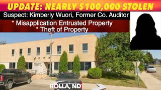 UPDATE: Former ND County Audito Charged With Stealing Nearly $100,000