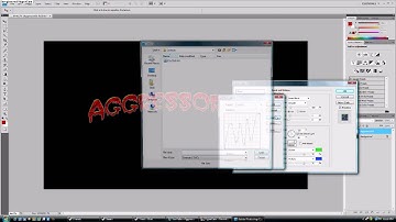 Adobe Photoshop CS4 Making a cool text tutorial