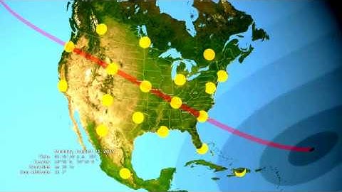 Total Solar Eclipse 2017 Path Through the United States   Solar Eclipses