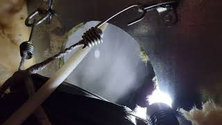 Cleaning The Return At The Unit In The Garage