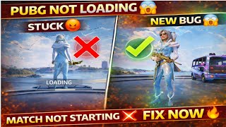PUBG Not Loading Problem Fix 😱 | Match Start Issue Solve 2026 | 100% Working Trick