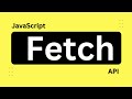 JavaScript Fetch API simple example