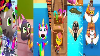 100 Funny Fails Talking Tom Gold Run VS Tom Hero Dash VS Tom Gold Run 2