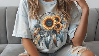 How to Use Our Sunflower Dreamcatcher Digital Design for Sublimation (Tutorial)