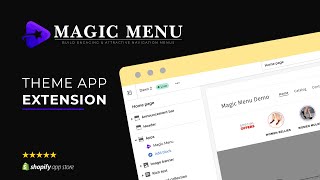 Install Magic Menu with Theme App Extension | Magic Menu screenshot 2