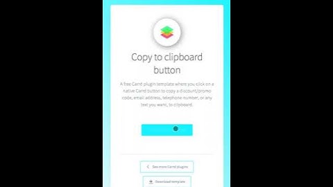 Click button to copy promo code to clipboard  #carrd #carrdco