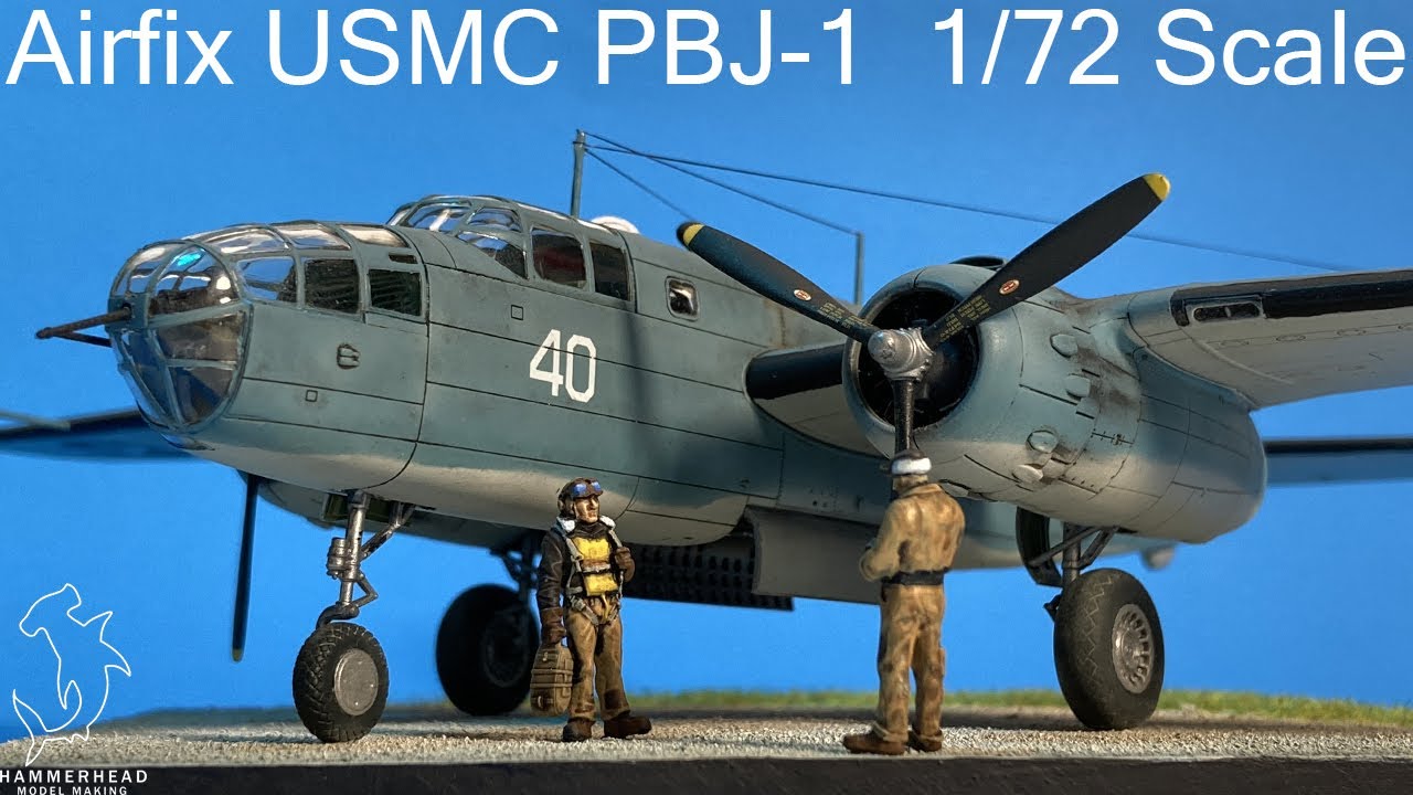 Airfix PBJ-1 USMC 1/72 Scale | Full Build video - YouTube