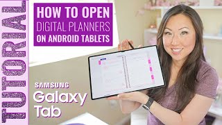 TUTORIAL How to Open A Digital Planner on Android - Samsung Tab S8 Ultra screenshot 5