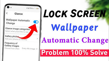 Lock Screen Wallpaper Auto Change Problem Solve | Realme Mobile Lock Screen Wallpaper Auto Change
