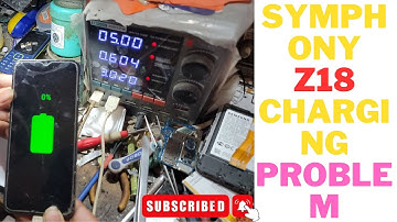 symphony z18 charging problem