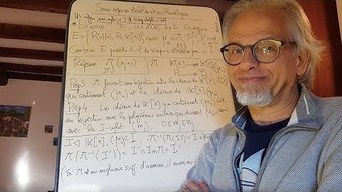 Sous-espaces stables et idéaux de K[X]