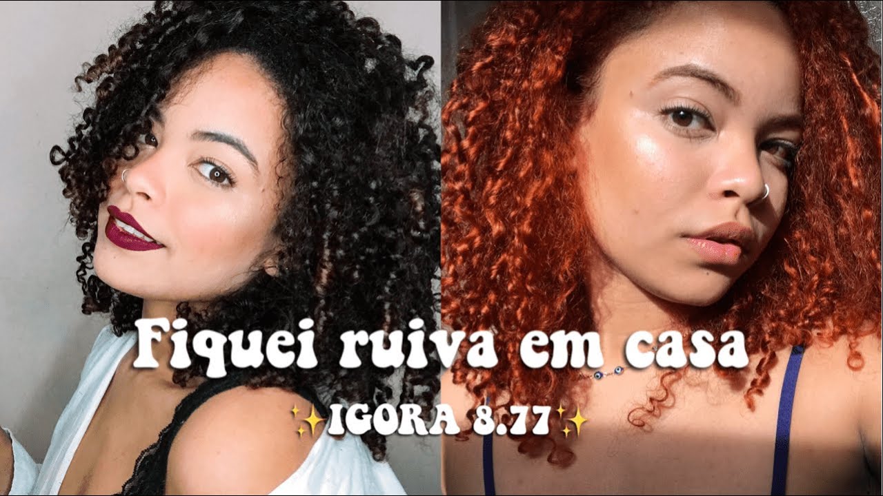 corecacho VERMELHO ACOBREADO, que tal? 🤤 Uma obra de arte feita pela, Igora Hair Color