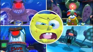 SpongeBob Truth or Square All Bosses | Boss Fights  (Wii, X360, PSP)