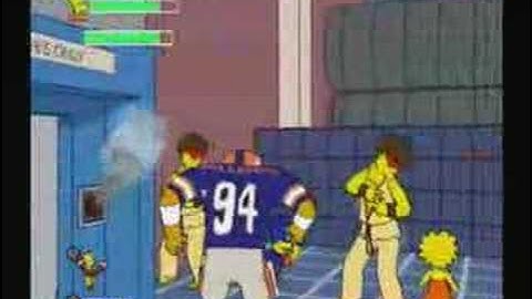 The Simpsons  Game-  Stage 6: Enter the Cheatrix (part1)ps2