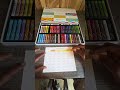 @meedenarts oil pastel set! 🎨 🖍️ #laquecyasheart #oilpastels #artunboxing