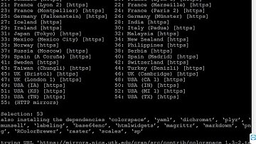 leaflet install on shiny