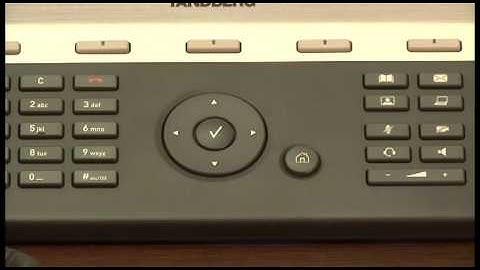 Instructions for the Tandberg E20