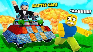 Noob Car To Strongest Car Roblox Build A Battle Car Resimi