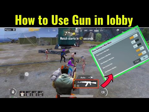 How to use gun in lobby | How to use gun in spawn Island | How to get gun in lobby