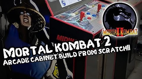 Mortal Kombat 2 Arcade Cabinet Build From Scratch!