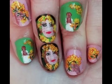 Women's day nails 2020